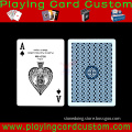 paper imprinted golden logo custom playing cards